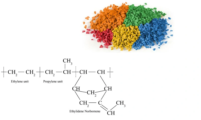 ساختار مولکولی و گرانول EPDM